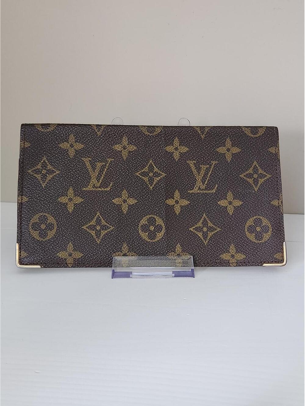 Louis Vuitton Monogram Long Wallet – Vintage – Brown – Very Good Condition
